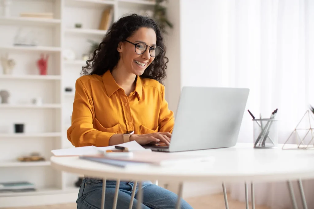 Woman on laptop