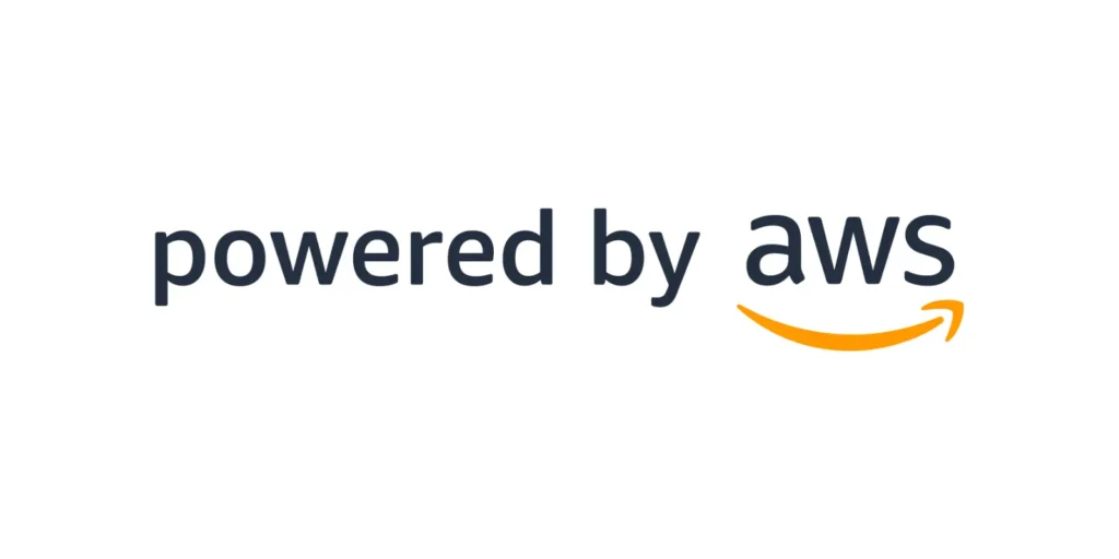 Powered by AWS logo