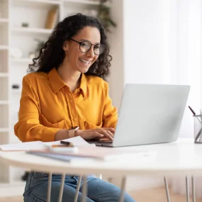 Woman on laptop